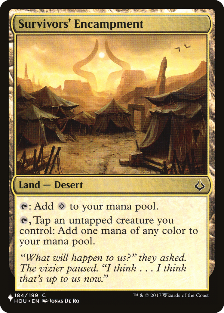 Survivors' Encampment [The List Reprints] | Card Citadel