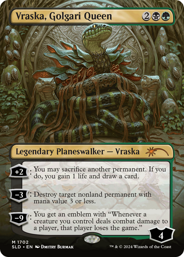 Vraska, Golgari Queen (1702) (Rainbow Foil) [Secret Lair Drop Series] | Card Citadel