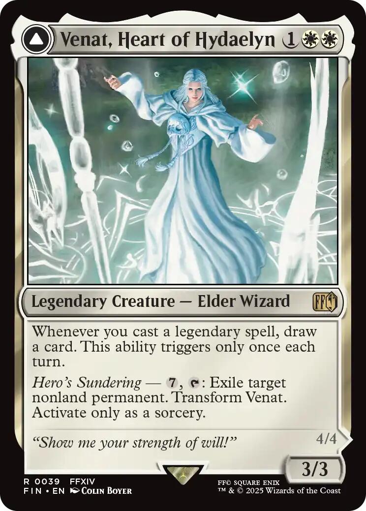 Venat, Heart of Hydaelyn // Hydaelyn, the Mothercrystal [FINAL FANTASY] | Card Citadel