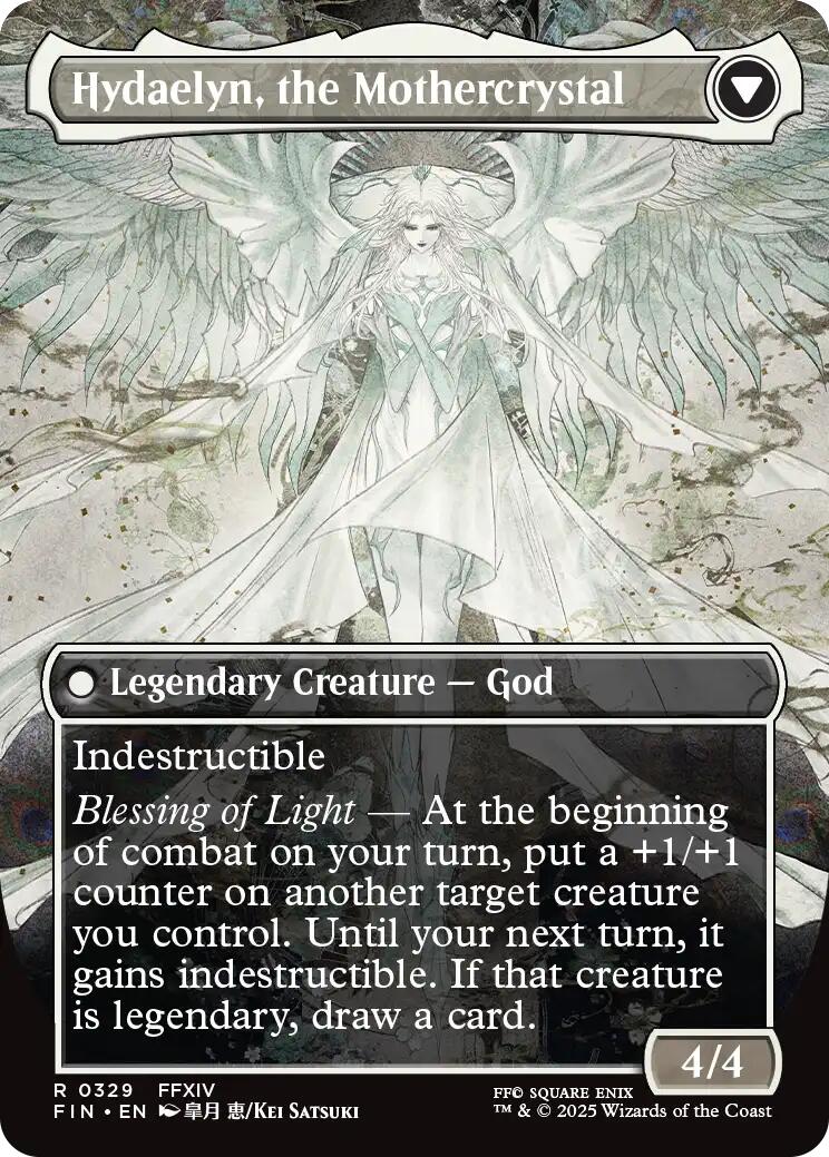 Venat, Heart of Hydaelyn // Hydaelyn, the Mothercrystal (Borderless) [FINAL FANTASY] | Card Citadel