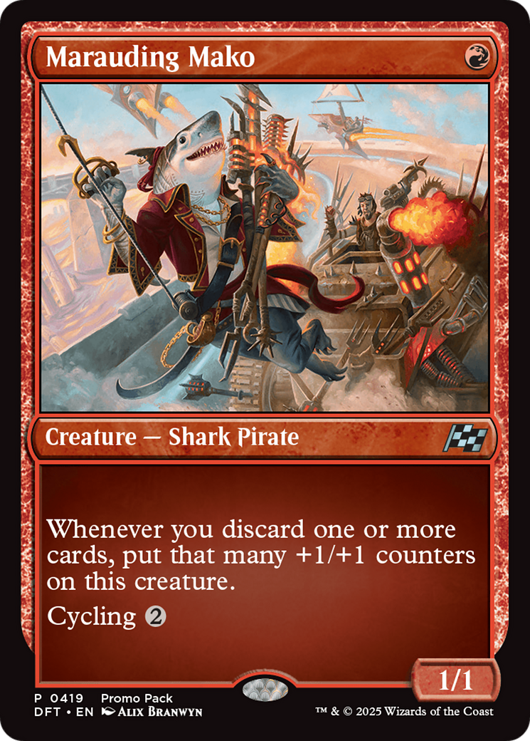 Marauding Mako [Aetherdrift Promos] | Card Citadel