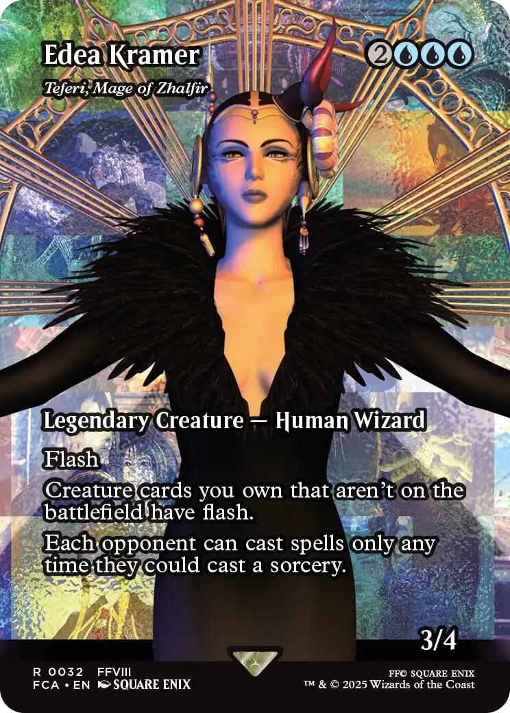 Edea Kramer - Teferi, Mage of Zhalfir (Showcase) [FINAL FANTASY : Through the Ages] | Card Citadel