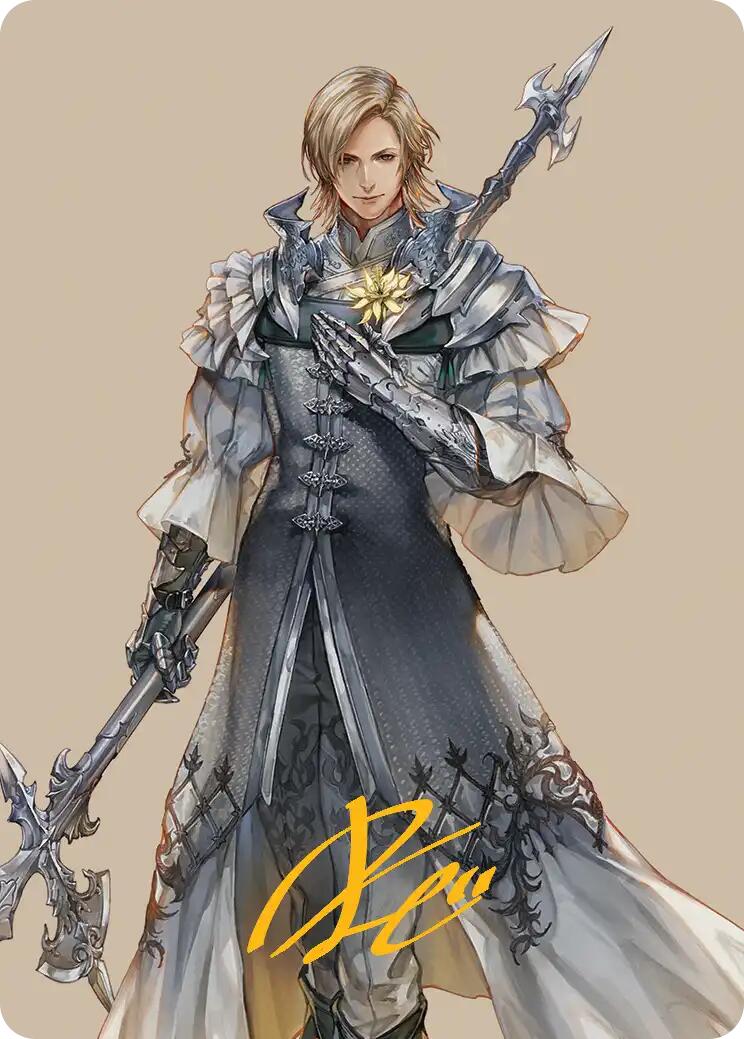 Dion, Bahamut's Dominant Art Card (Gold-Stamped Signature) [FINAL FANTASY Art Series] | Card Citadel