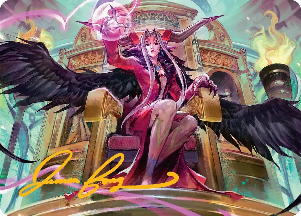Sorceress's Schemes Art Card (Gold-Stamped Signature) [FINAL FANTASY Art Series] | Card Citadel