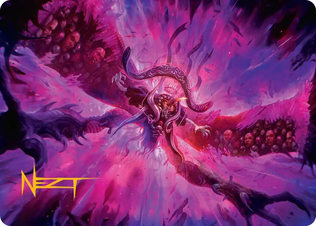 Hades, Sorcerer of Eld Art Card (Gold-Stamped Signature) [FINAL FANTASY Art Series] | Card Citadel