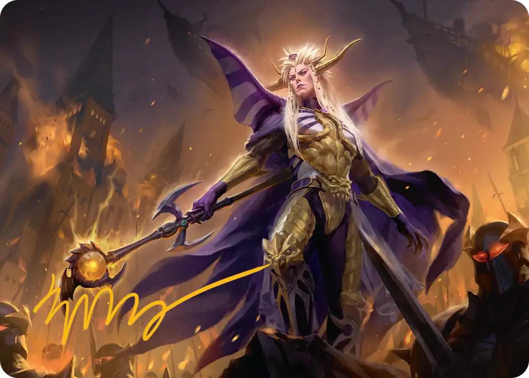 The Emperor of Palamecia Art Card (Gold-Stamped Signature) [FINAL FANTASY Art Series] | Card Citadel