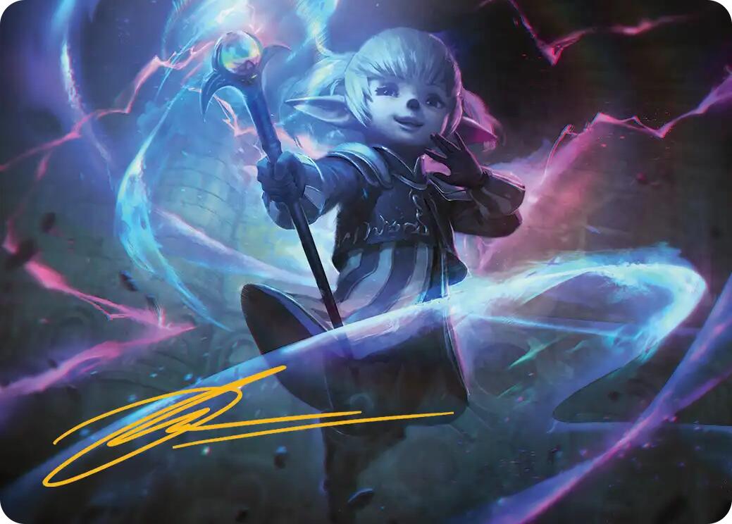 Shantotto, Tactician Magician Art Card (Gold-Stamped Signature) [FINAL FANTASY Art Series] | Card Citadel