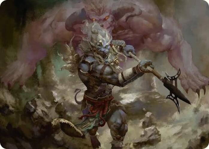 Kimahri, Valiant Guardian Art Card [FINAL FANTASY Art Series] | Card Citadel