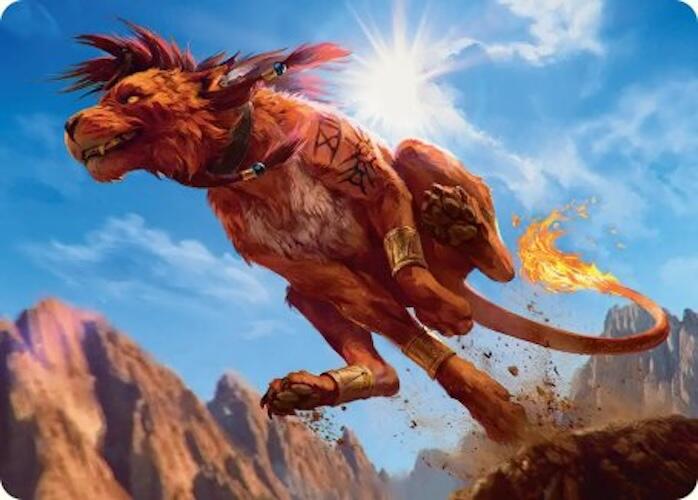 Red XIII, Proud Warrior Art Card [FINAL FANTASY Art Series] | Card Citadel