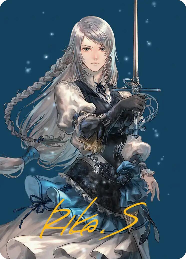 Jill, Shiva's Dominant Art Card (Gold-Stamped Signature) [FINAL FANTASY Art Series] | Card Citadel