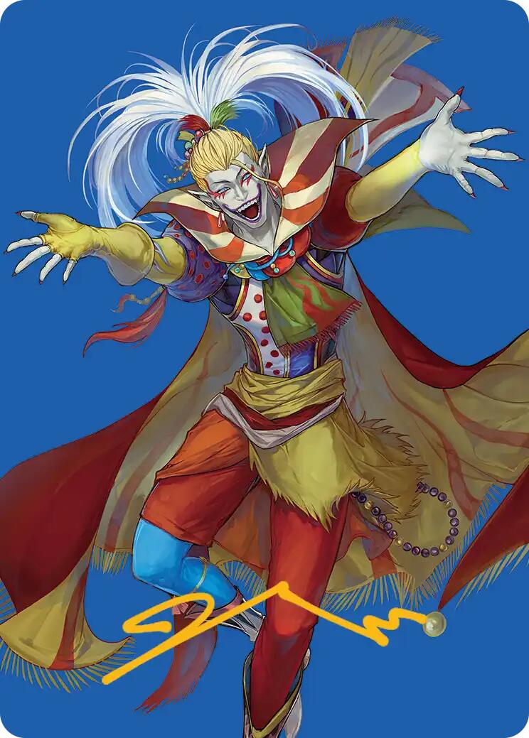 Kefka, Court Mage Art Card (Gold-Stamped Signature) [FINAL FANTASY Art Series] | Card Citadel