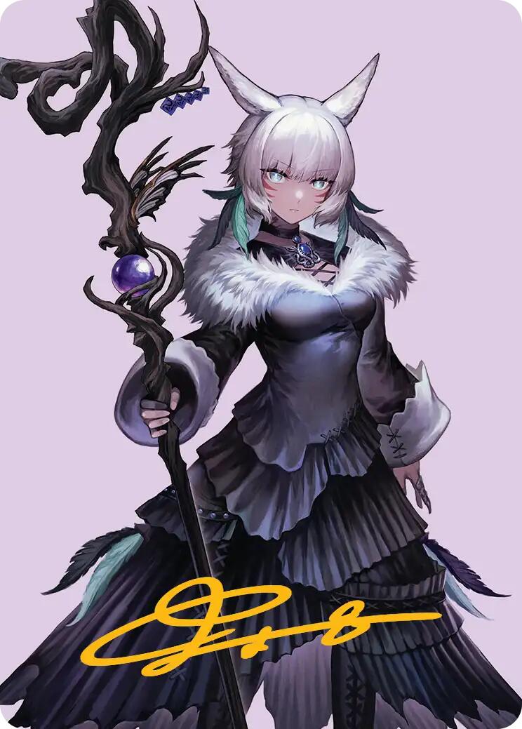 Y'shtola, Night's Blessed Art Card (53) (Gold-Stamped Signature) [FINAL FANTASY Art Series] | Card Citadel