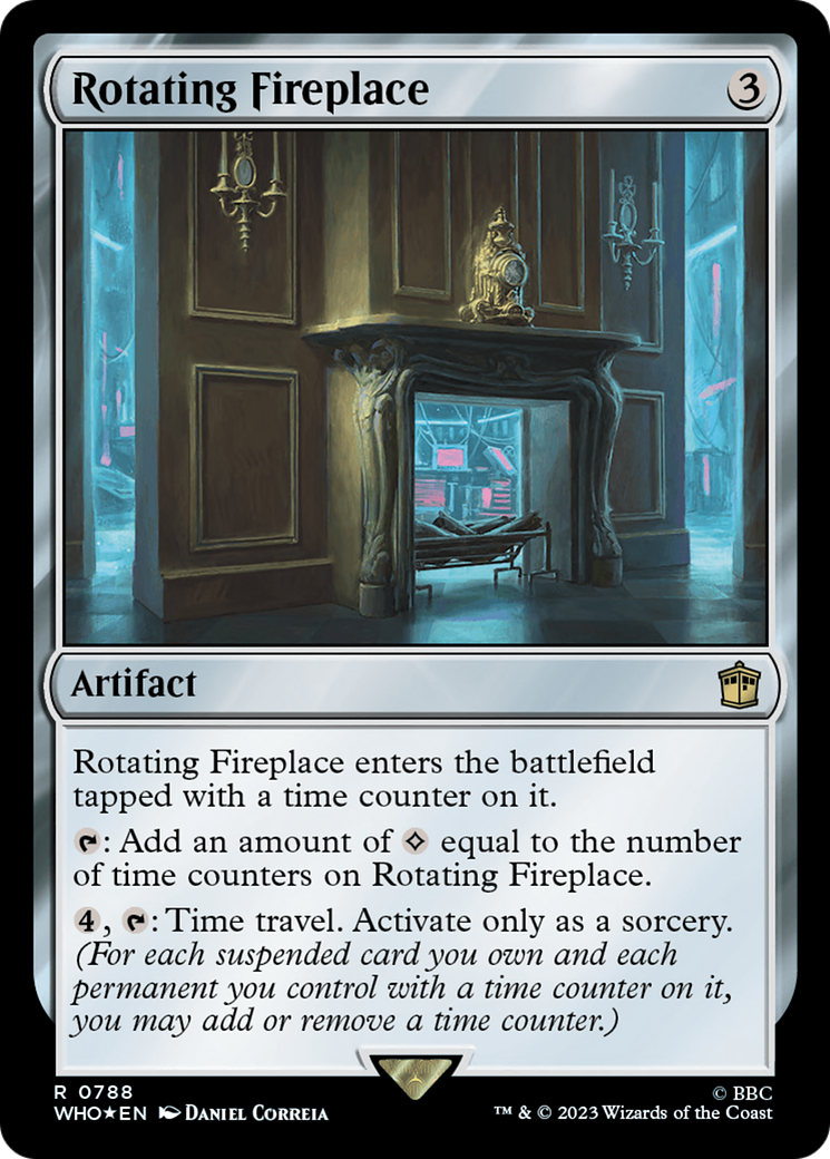 Rotating Fireplace (Surge Foil) [Doctor Who] | Card Citadel