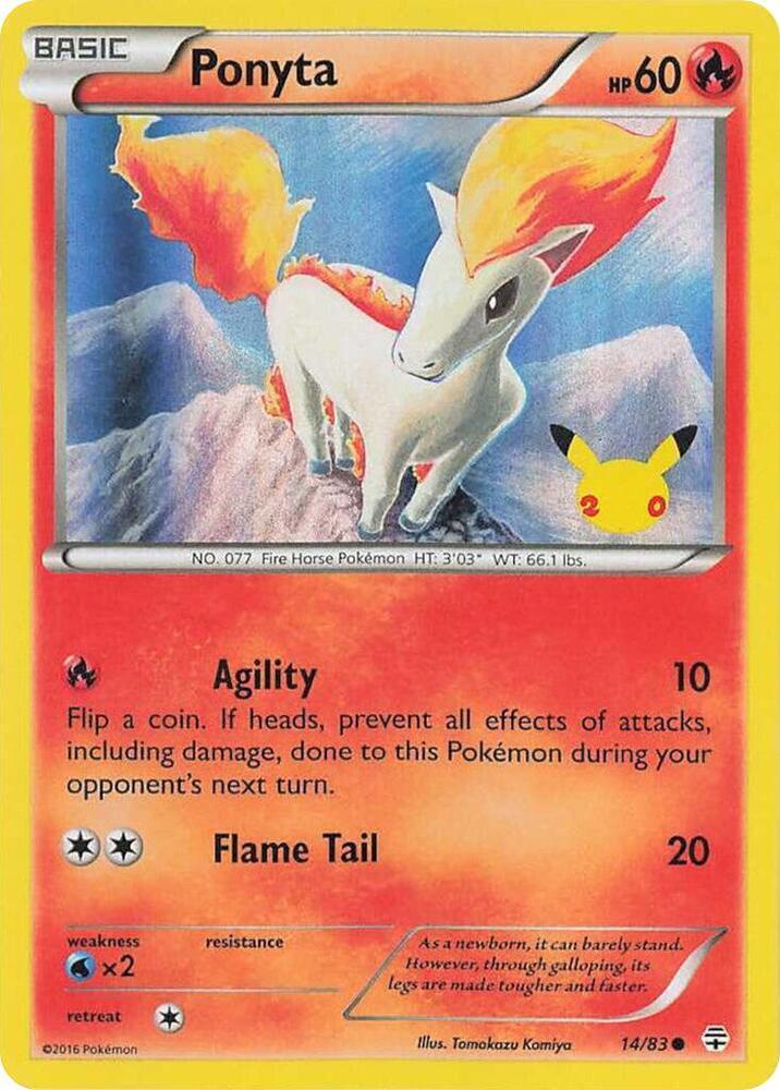 Ponyta (014/083) (UK Exclusive Promo) [Miscellaneous Cards] | Card Citadel