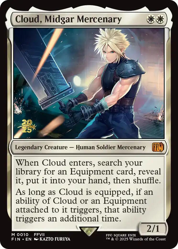 Cloud, Midgar Mercenary [FINAL FANTASY Prerelease Promo] | Card Citadel