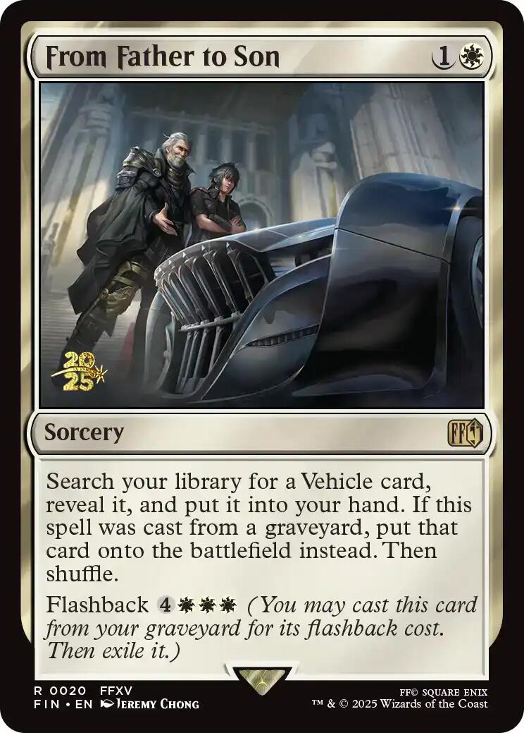 From Father to Son [FINAL FANTASY Prerelease Promo] | Card Citadel