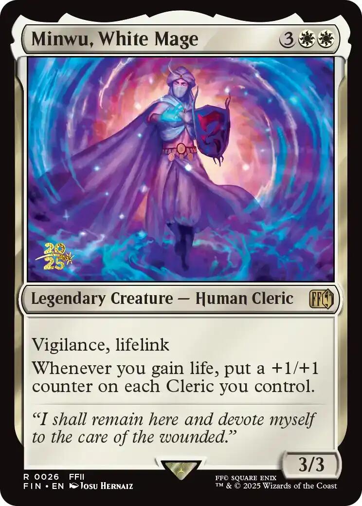 Minwu, White Mage [FINAL FANTASY Prerelease Promo] | Card Citadel
