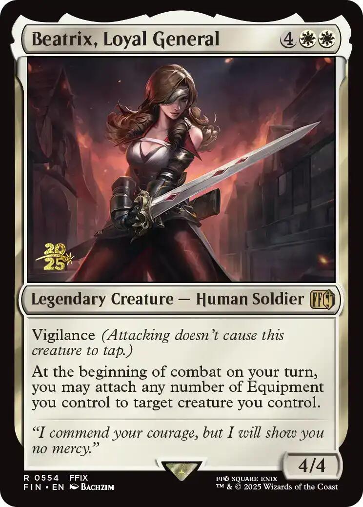 Beatrix, Loyal General [FINAL FANTASY Prerelease Promo] | Card Citadel