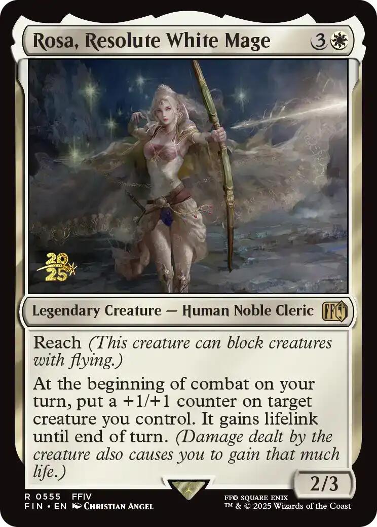 Rosa, Resolute White Mage [FINAL FANTASY Prerelease Promo] | Card Citadel