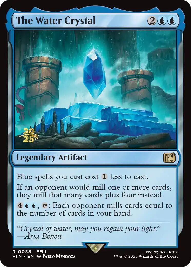 The Water Crystal [FINAL FANTASY Prerelease Promo] | Card Citadel