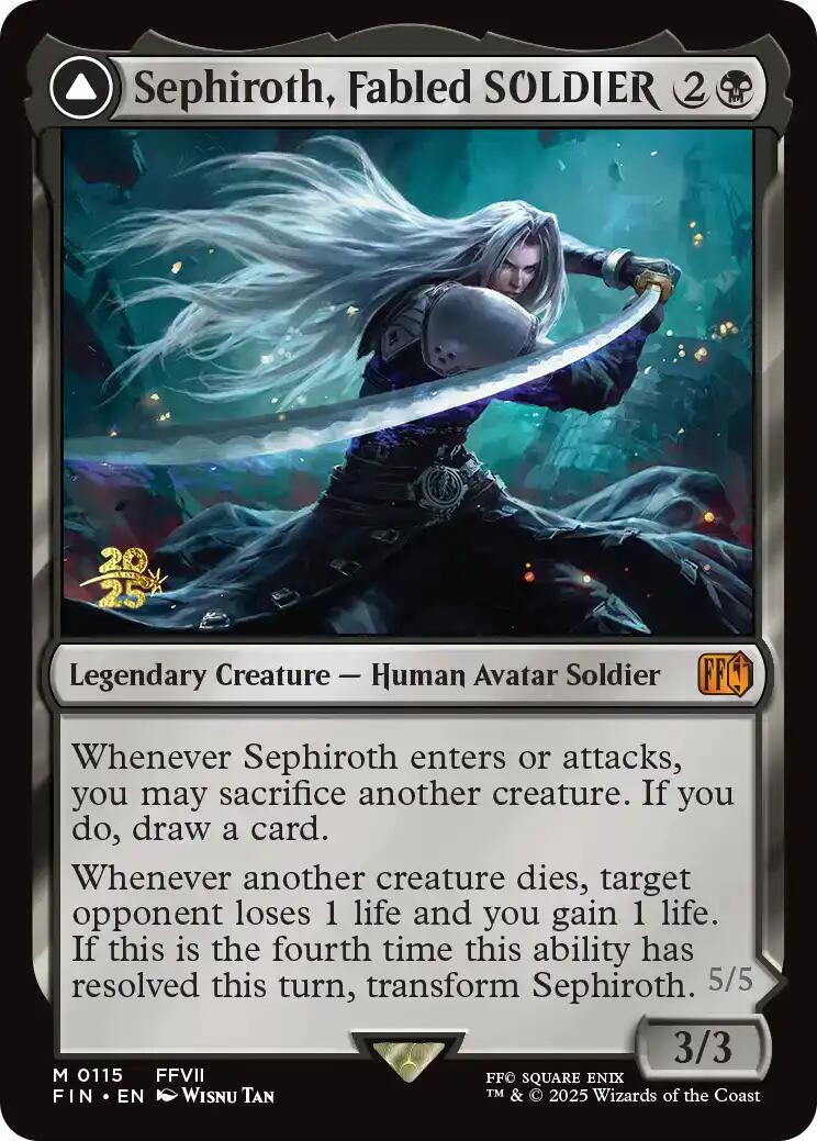 Sephiroth, Fabled SOLDIER [FINAL FANTASY Prerelease Promo] | Card Citadel