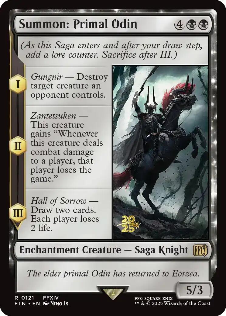 Summon: Primal Odin [FINAL FANTASY Prerelease Promo] | Card Citadel