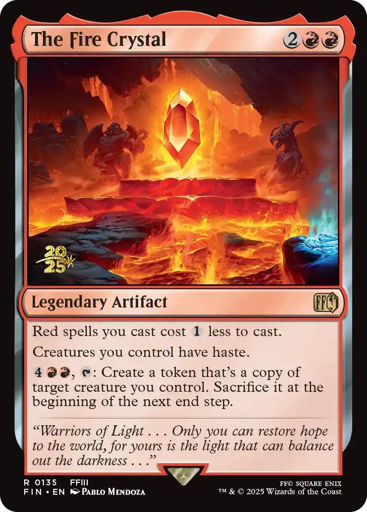 The Fire Crystal [FINAL FANTASY Prerelease Promo] | Card Citadel