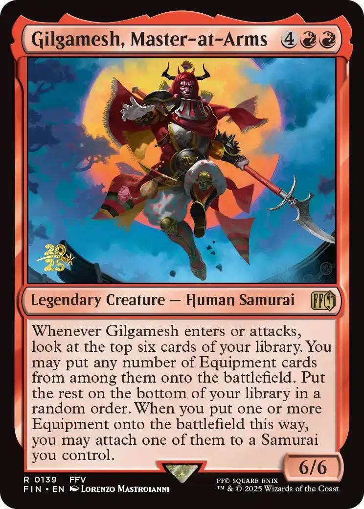 Gilgamesh, Master-at-Arms [FINAL FANTASY Prerelease Promo] | Card Citadel
