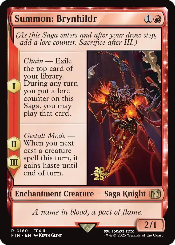 Summon: Brynhildr [FINAL FANTASY Prerelease Promo] | Card Citadel