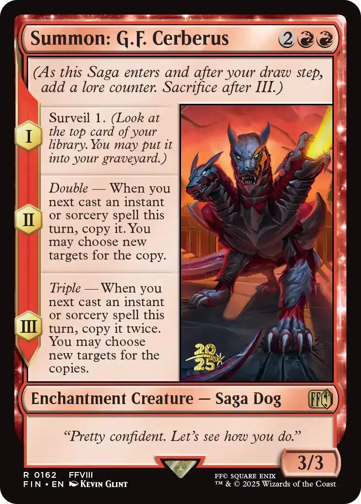 Summon: G.F. Cerberus [FINAL FANTASY Prerelease Promo] | Card Citadel