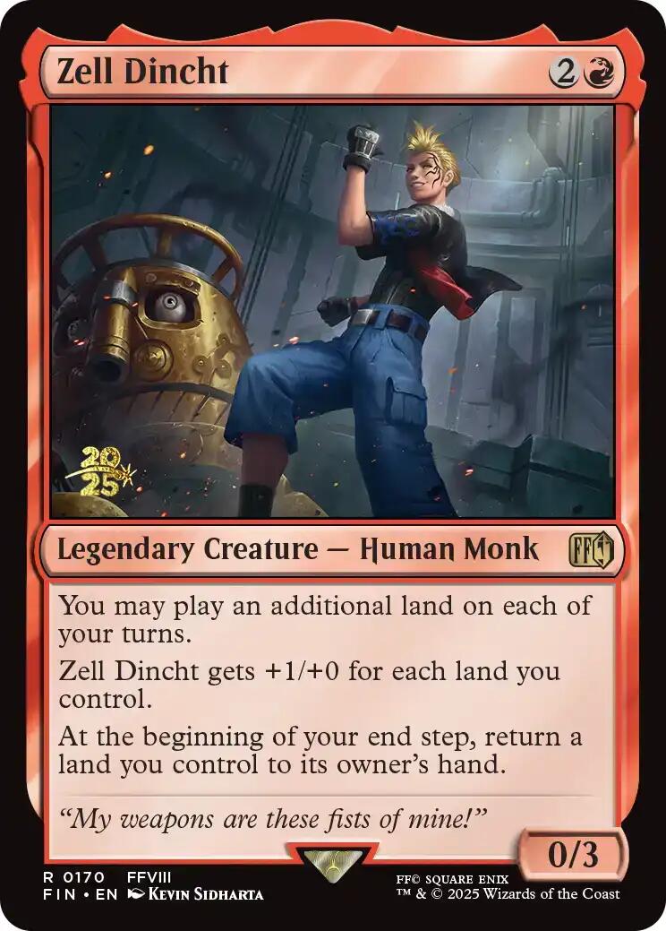 Zell Dincht [FINAL FANTASY Prerelease Promo] | Card Citadel