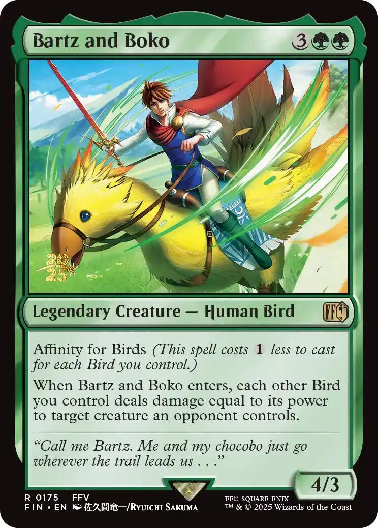 Bartz and Boko [FINAL FANTASY Prerelease Promo] | Card Citadel