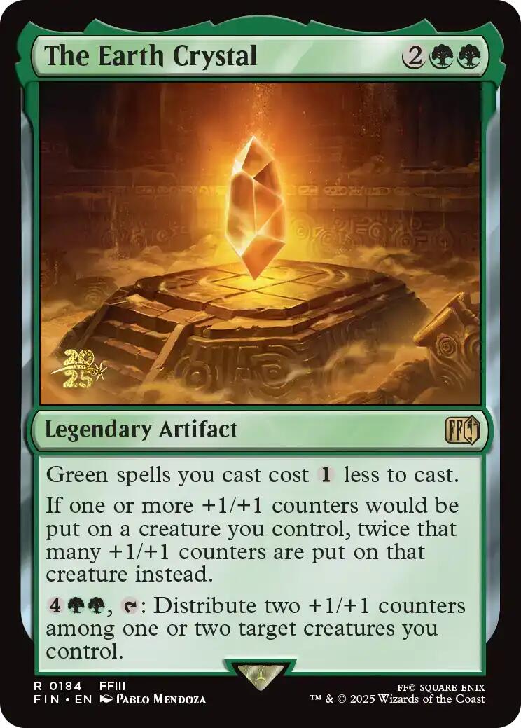The Earth Crystal [FINAL FANTASY Prerelease Promo] | Card Citadel