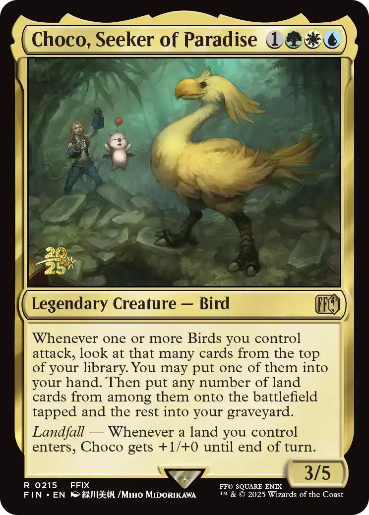 Choco, Seeker of Paradise [FINAL FANTASY Prerelease Promo] | Card Citadel