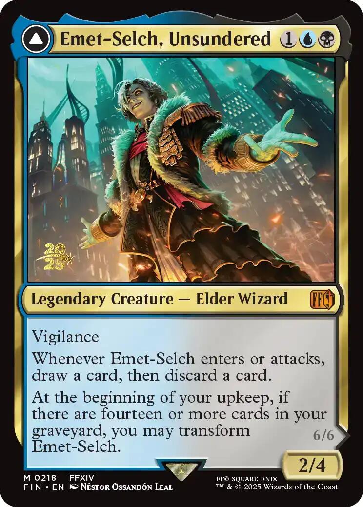Emet-Selch, Unsundered // Hades, Sorcerer of Eld [FINAL FANTASY Prerelease Promo] | Card Citadel