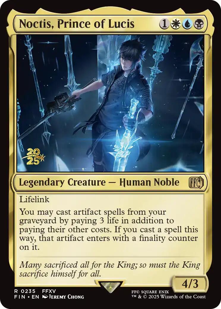 Noctis, Prince of Lucis [FINAL FANTASY Prerelease Promo] | Card Citadel