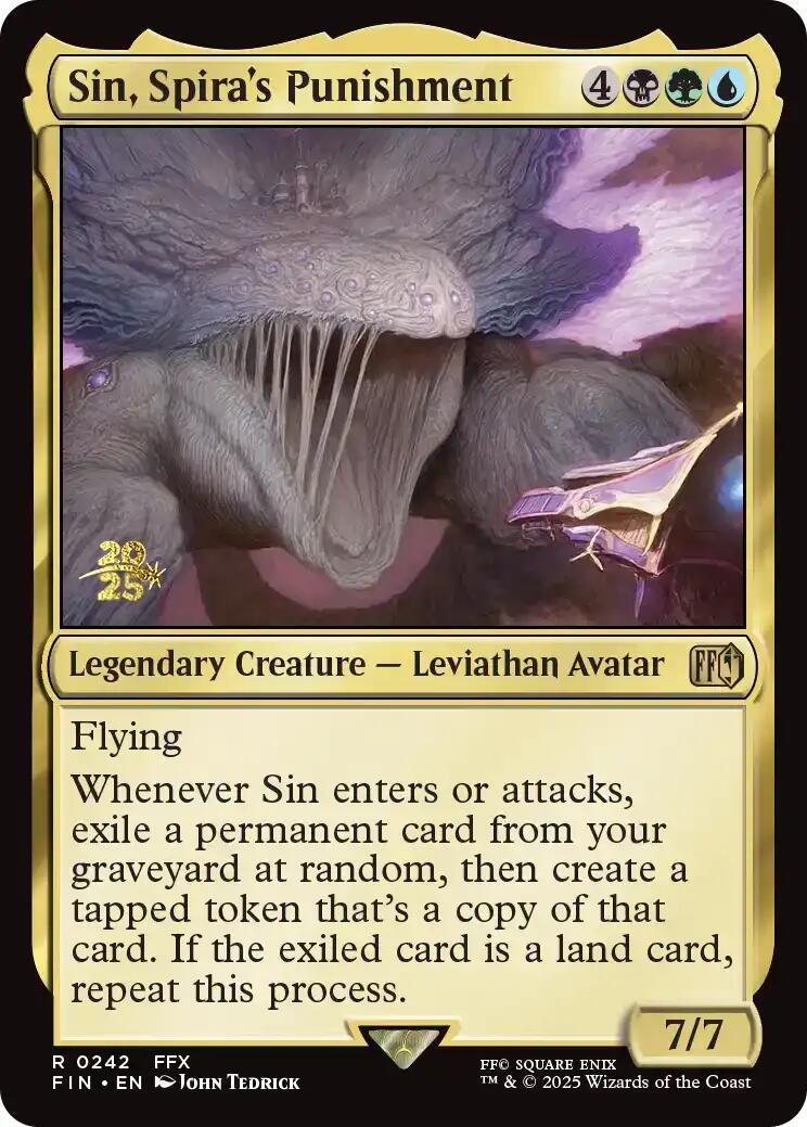 Sin, Spira's Punishment [FINAL FANTASY Prerelease Promo] | Card Citadel