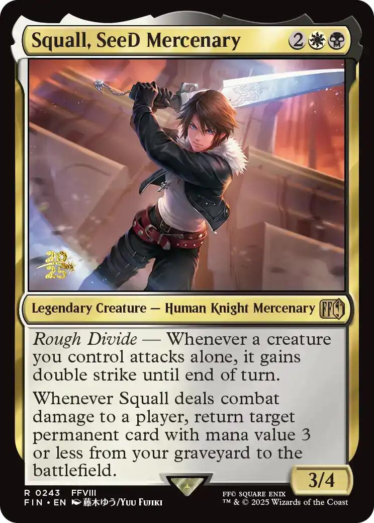 Squall, SeeD Mercenary [FINAL FANTASY Prerelease Promo] | Card Citadel