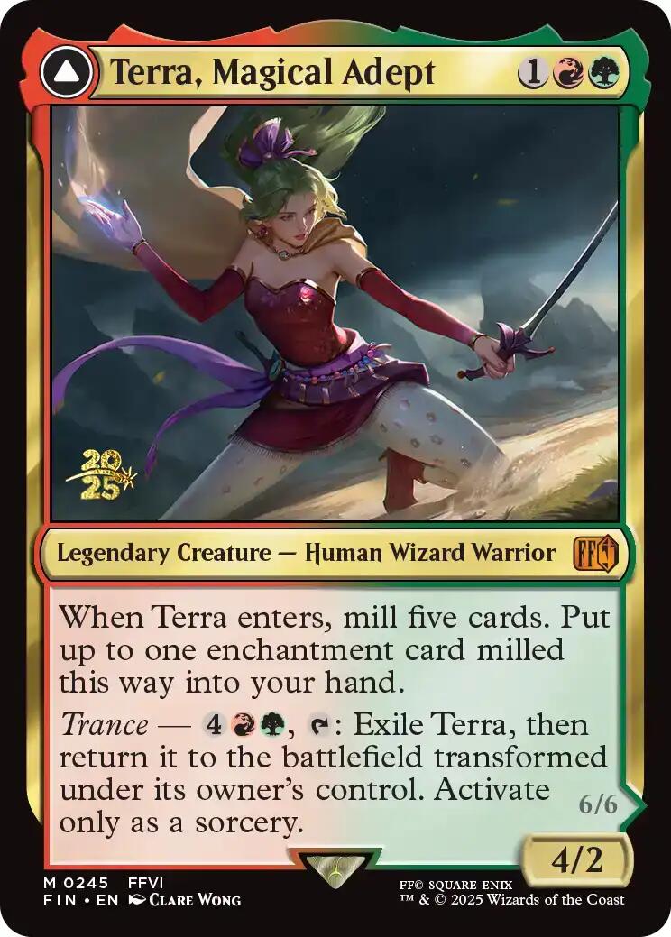 Terra, Magical Adept // Esper Terra [FINAL FANTASY Prerelease Promo] | Card Citadel