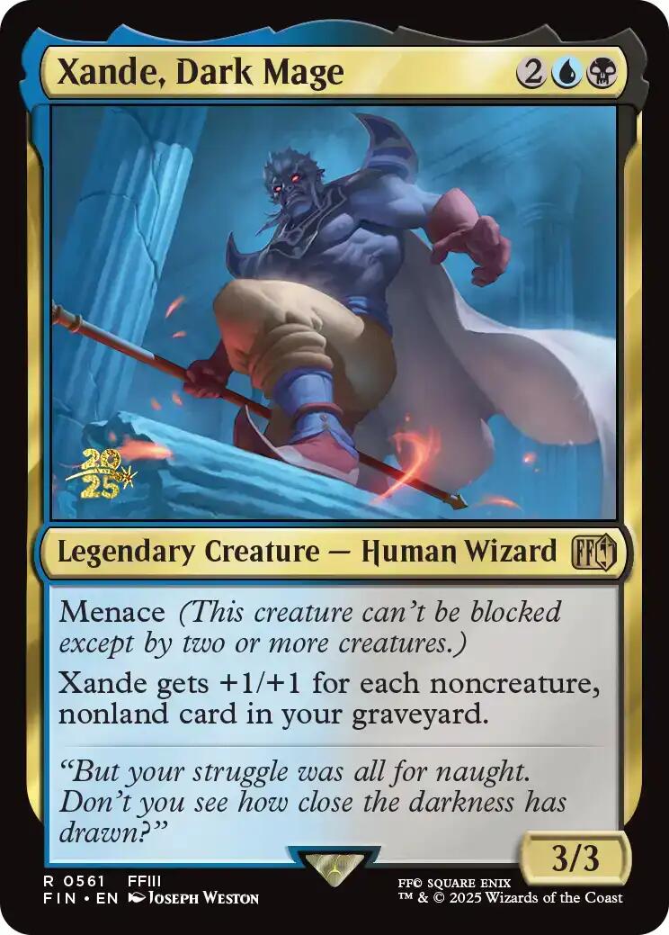 Xande, Dark Mage [FINAL FANTASY Prerelease Promo] | Card Citadel