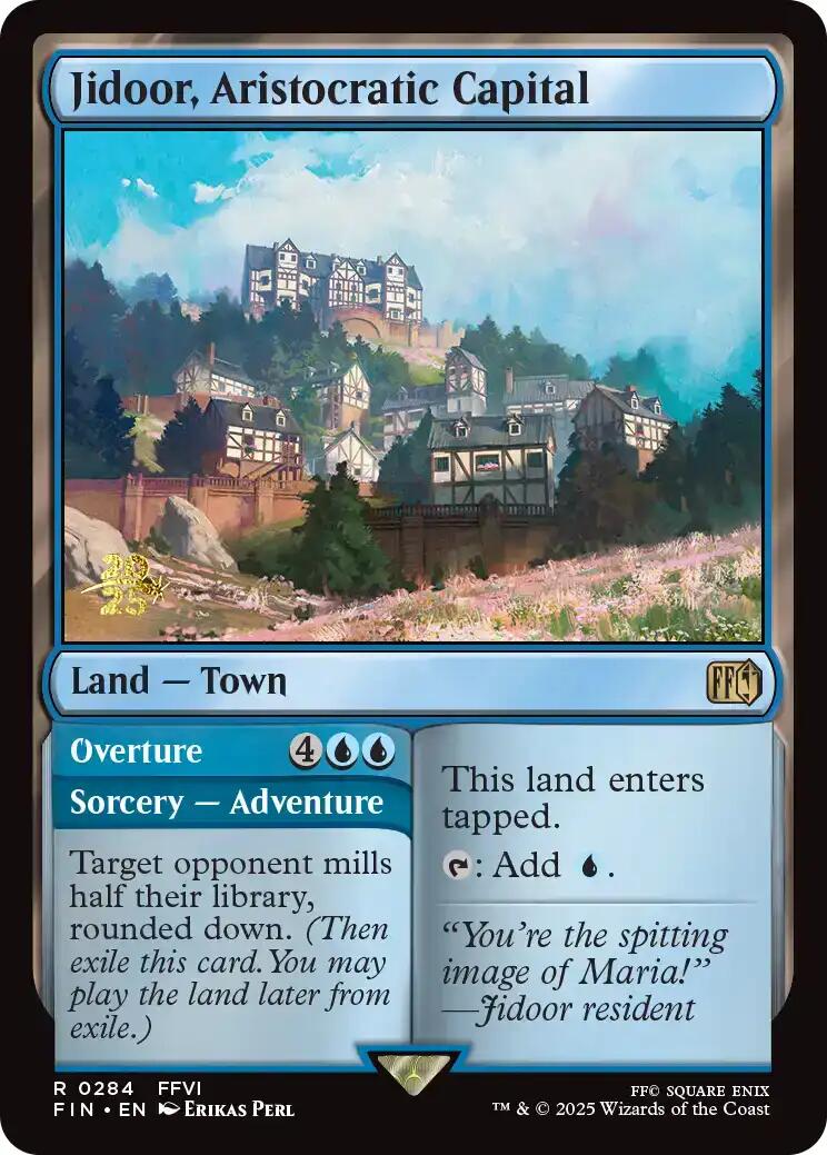 Jidoor, Aristocratic Capital [FINAL FANTASY Prerelease Promo] | Card Citadel