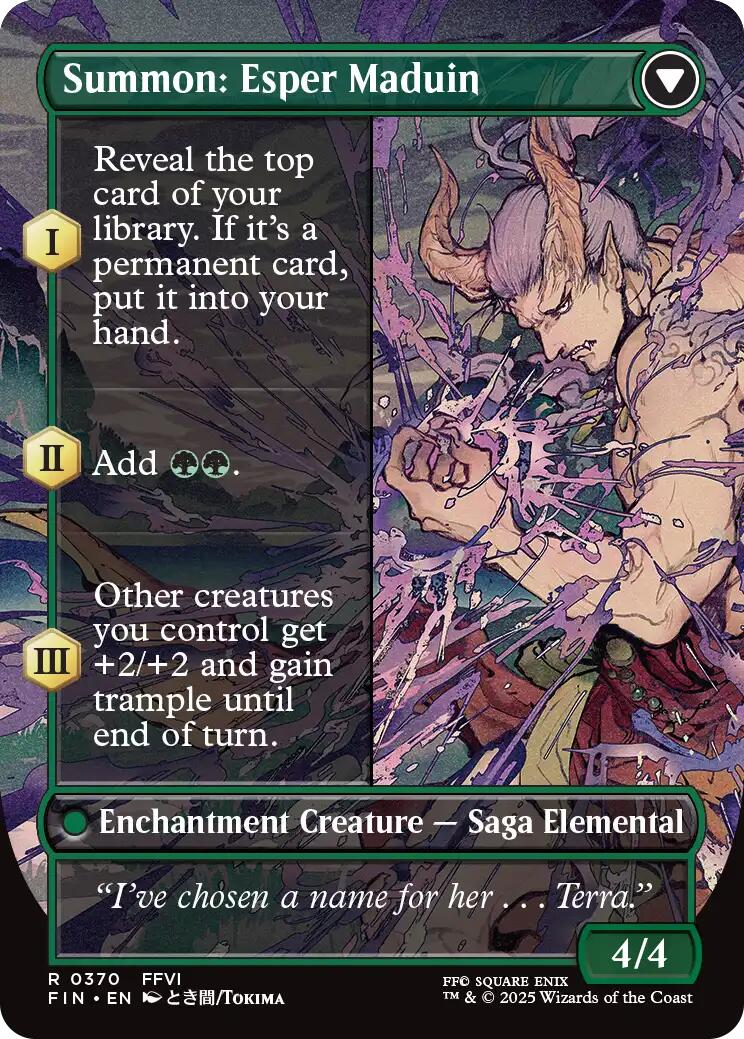Esper Origins // Summon: Esper Maduin (Borderless) [FINAL FANTASY] | Card Citadel