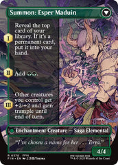 Esper Origins // Summon: Esper Maduin (Borderless) [FINAL FANTASY] | Card Citadel