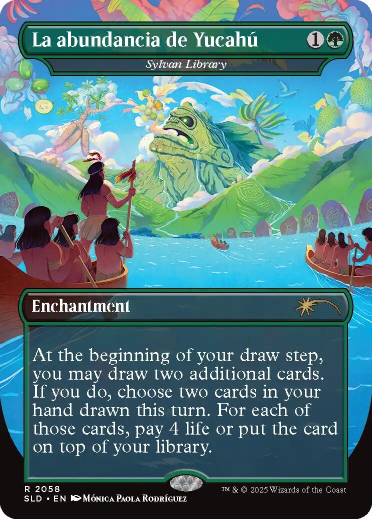 La abundancia de Yucahu - Sylvan Library [Secret Lair Drop Series] | Card Citadel