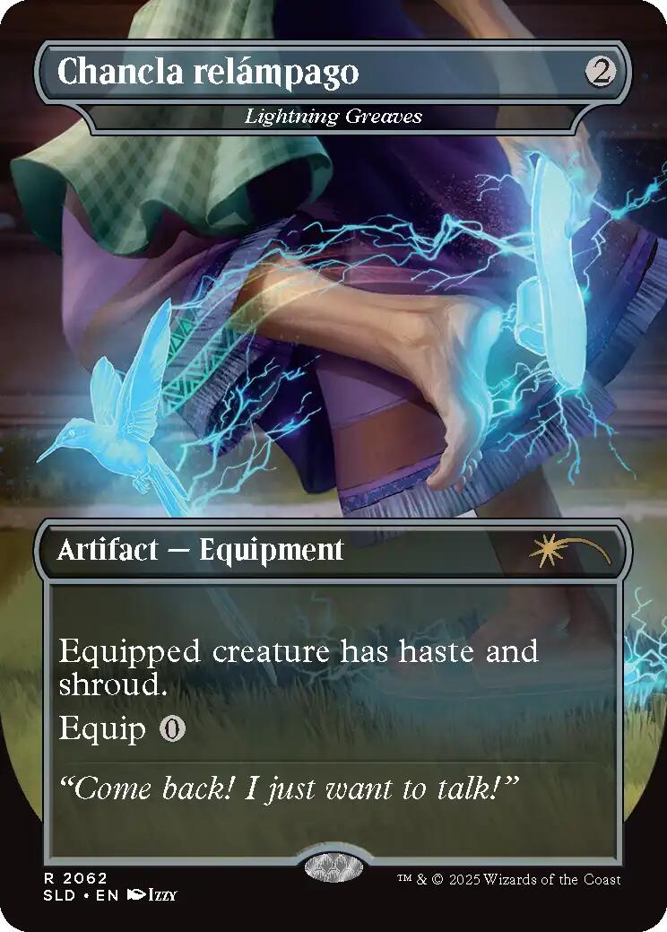 Chancla relampago - Lightning Greaves [Secret Lair Drop Series] | Card Citadel