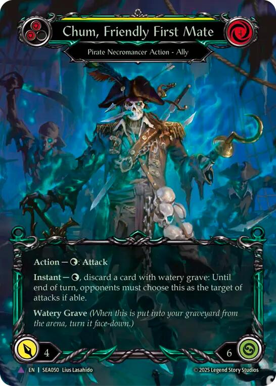 Chum, Friendly First Mate (Marvel Cold Foil) [SEA050] (High Seas)  Cold Foil | Card Citadel