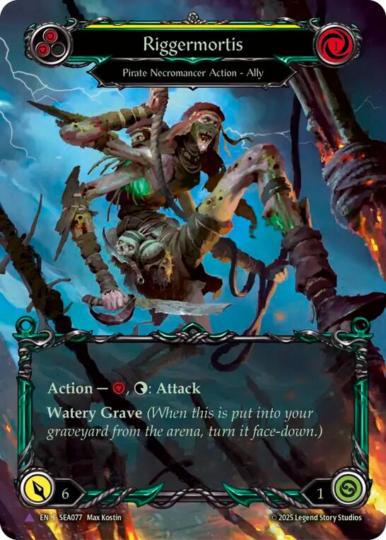 Riggermortis (Marvel Cold Foil) [SEA077] (High Seas)  Cold Foil | Card Citadel