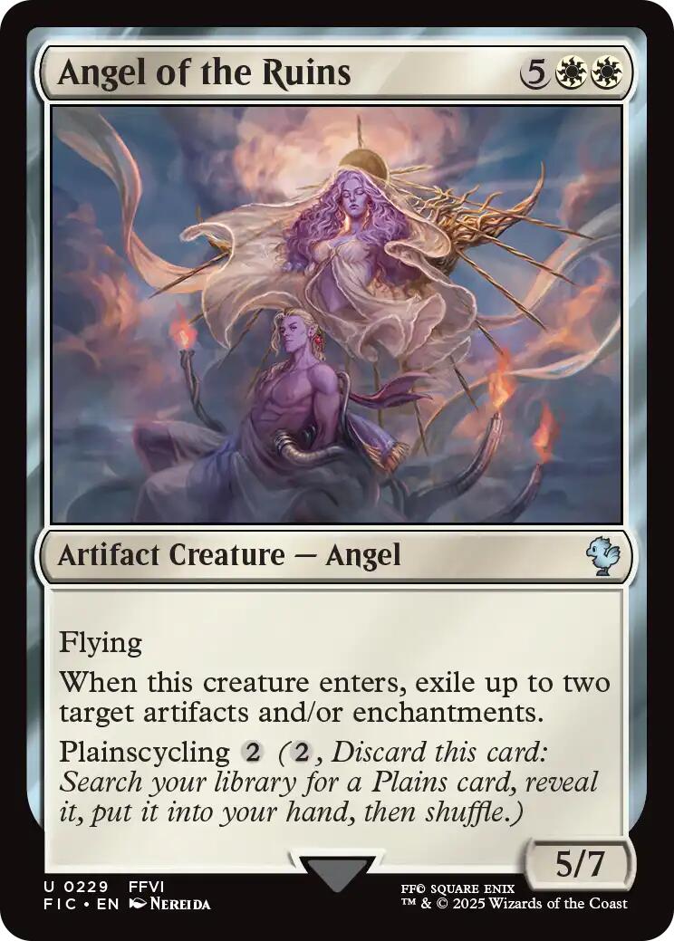 Angel of the Ruins (Surge Foil) [FINAL FANTASY Commander] | Card Citadel