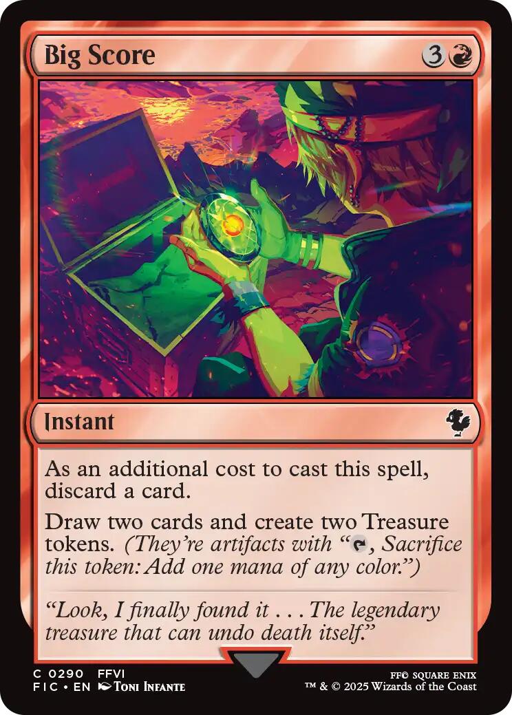 Big Score (Surge Foil) [FINAL FANTASY Commander] | Card Citadel