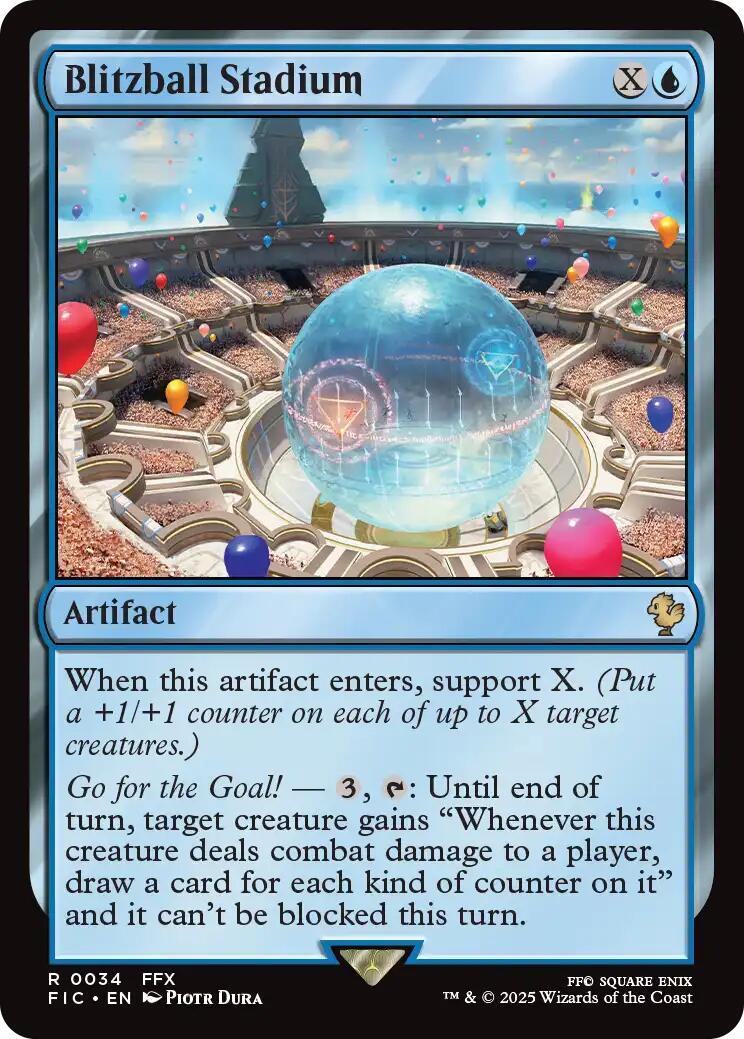 Blitzball Stadium (Surge Foil) [FINAL FANTASY Commander] | Card Citadel